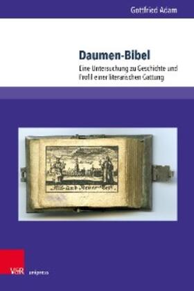 Adam |  Daumen-Bibel | eBook | Sack Fachmedien