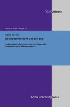 Tesch |  Weisheitsunterricht bei Ben Sira | Buch |  Sack Fachmedien