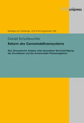 Schultewolter |  Reform des Gemeindefinanzsystems | Buch |  Sack Fachmedien