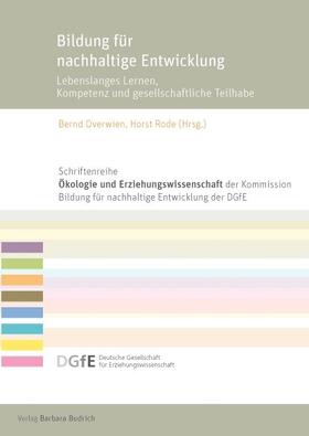 Overwien / Rode |  Bildung für nachhaltige Entwicklung | Buch |  Sack Fachmedien