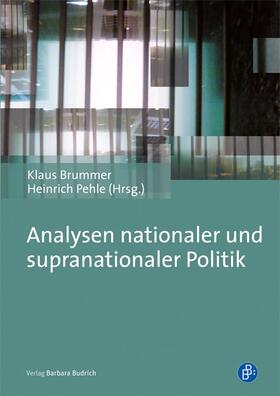 Pehle / Brummer |  Analysen nationaler und supranationaler Politik | eBook | Sack Fachmedien
