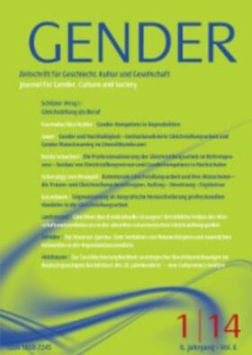 Schlüter |  Gender 2014 01 | Buch |  Sack Fachmedien