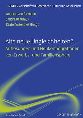 von Alemann / Beaufays / Beaufa?s | Alte neue Ungleichheiten? | E-Book | sack.de