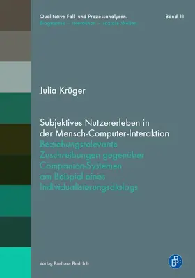 Krüger |  Subjektives Nutzererleben in der Mensch-Computer-Interaktion | eBook | Sack Fachmedien