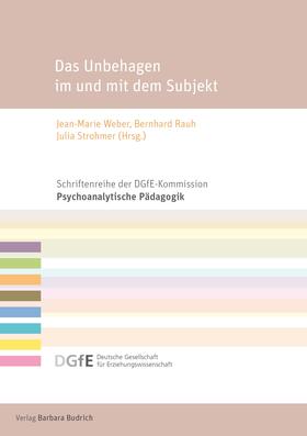 Rauh / Strohmer / Weber |  Das Unbehagen im und mit dem Subjekt | eBook | Sack Fachmedien