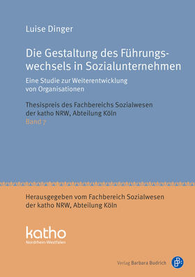 Dinger |  Die Gestaltung des Führungswechsels in Sozialunternehmen | eBook | Sack Fachmedien