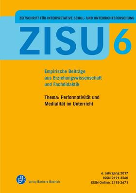 Proske / Niessen |  ZISU – Zeitschrift für interpretative Schul- und Unterrichtsforschung | Buch |  Sack Fachmedien