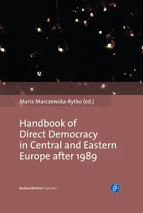 Marczewska-Rytko |  Handbook of Direct Democracy in Central and Eastern Europe after 1989 | Buch |  Sack Fachmedien