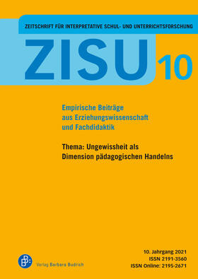 Idel / Kramer / Schierz |  ZISU – Zeitschrift für interpretative Schul- und Unterrichtsforschung | Buch |  Sack Fachmedien