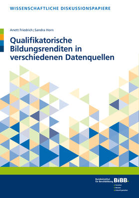 Friedrich / Horn |  Qualifikatorische Bildungsrenditen in verschiedenen Datenquellen | Buch |  Sack Fachmedien