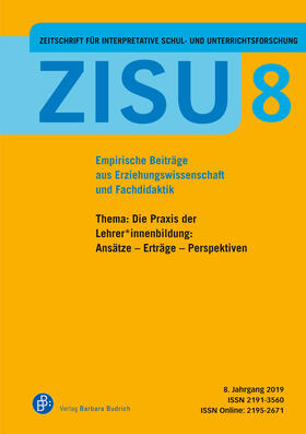 Herzmann / Kunze / Proske |  ZISU – Zeitschrift für interpretative Schul- und Unterrichtsforschung | Buch |  Sack Fachmedien