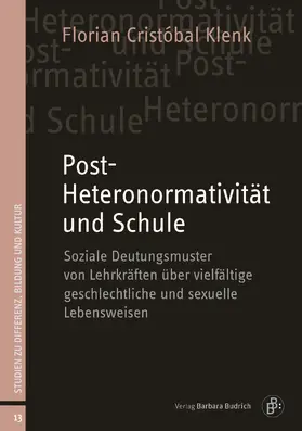 Klenk |  Post-Heteronormativität und Schule | Buch |  Sack Fachmedien