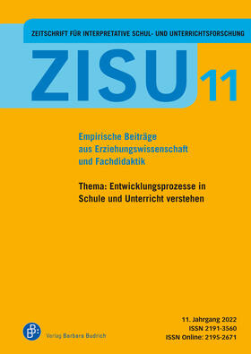 Hummrich / Idel / Schierz |  ZISU 11, 2022 - Zeitschrift für interpretative Schul- und Unterrichtsforschung | Buch |  Sack Fachmedien
