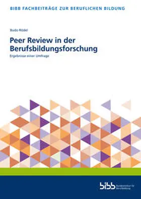 Rödel |  Peer Review in der Berufsbildungsforschung | Buch |  Sack Fachmedien