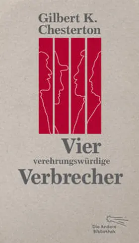 Chesterton |  Vier verehrungswürdige Verbrecher | Buch |  Sack Fachmedien