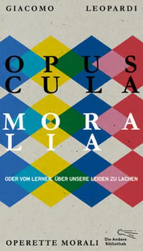 Leopardi | Opuscula moralia | Buch | 978-3-8477-0389-1 | sack.de