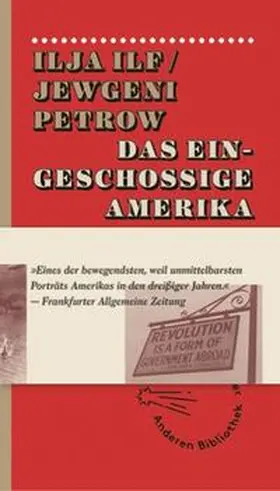 Ilf / Petrow |  Das eingeschossige Amerika | Buch |  Sack Fachmedien