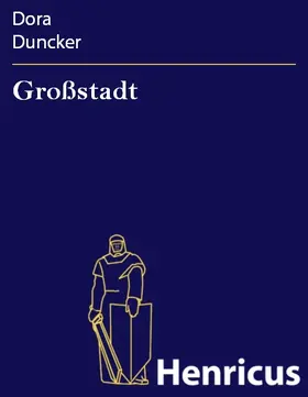 Duncker |  Großstadt | eBook | Sack Fachmedien