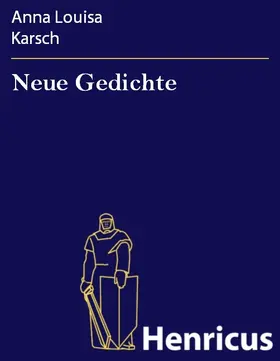 Karsch | Neue Gedichte | E-Book | sack.de