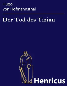 Hofmannsthal |  Der Tod des Tizian | eBook | Sack Fachmedien