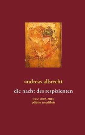 albrecht |  die nacht des respizienten | Buch |  Sack Fachmedien