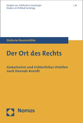 Rosenmüller |  Der Ort des Rechts | Buch |  Sack Fachmedien