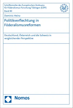 Heinz |  Politikverflechtung in Föderalismusreformen | Buch |  Sack Fachmedien