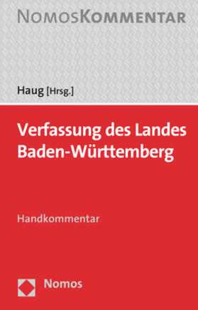 Haug |  Verfassung des Landes Baden-Württemberg | Buch |  Sack Fachmedien