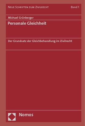 Grünberger | Personale Gleichheit | Buch | 978-3-8487-0597-9 | sack.de