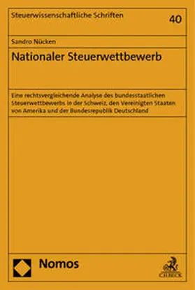 Nücken |  Nationaler Steuerwettbewerb | Buch |  Sack Fachmedien