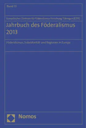  Jahrbuch des Föderalismus 2013 | Buch |  Sack Fachmedien