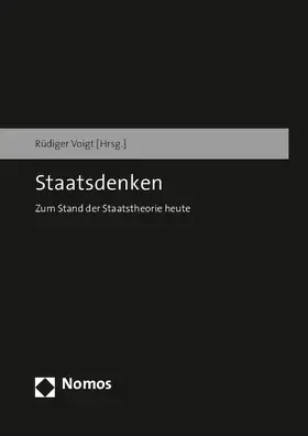 Voigt |  Staatsdenken | Buch |  Sack Fachmedien