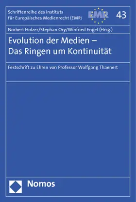 Holzer / Ory / Engel |  Evolution der Medien - Das Ringen um Kontinuität | Buch |  Sack Fachmedien