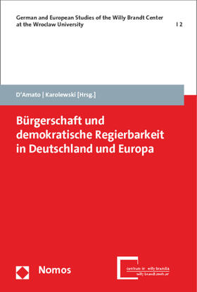 D'Amato / Karolewski |  Bürgerschaft und demokratische Regierbarkeit in Deutschland | Buch |  Sack Fachmedien