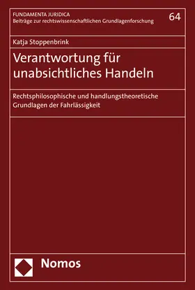 Stoppenbrink |  Verantwortung für unabsichtliches Handeln | Buch |  Sack Fachmedien