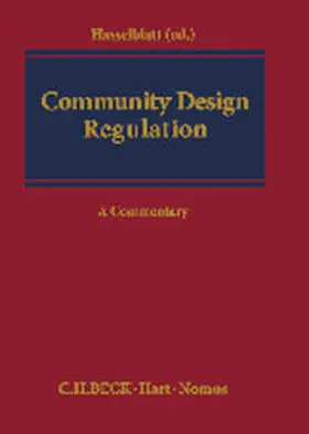 Hasselblatt |  Community Design Regulation | Buch |  Sack Fachmedien