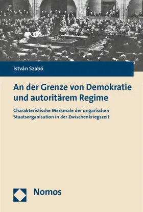 Szabó |  An der Grenze von Demokratie und autoritärem Regime | Buch |  Sack Fachmedien