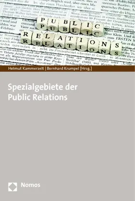 Kammerzelt / Krumpel |  Spezialgebiete der Public Relations | Buch |  Sack Fachmedien