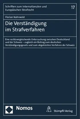 Nahrwold |  Die Verständigung im Strafverfahren | Buch |  Sack Fachmedien