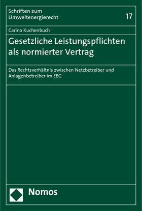 Kuchenbuch |  Kuchenbuch, C: Gesetzliche Leistungspflichten / EEG | Buch |  Sack Fachmedien