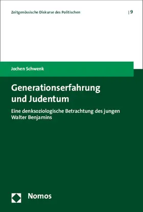 Schwenk |  Generationserfahrung und Judentum | Buch |  Sack Fachmedien