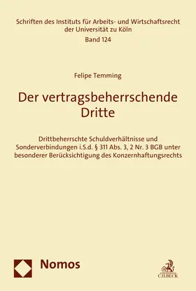 Temming |  Der vertragsbeherrschende Dritte | Buch |  Sack Fachmedien