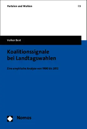 Best |  Koalitionssignale bei Landtagswahlen | Buch |  Sack Fachmedien