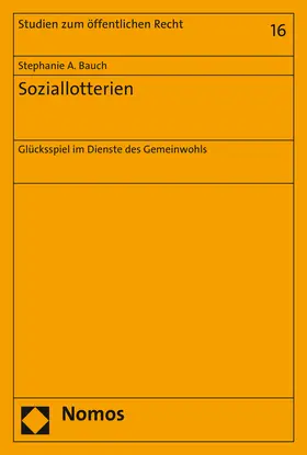 Bauch |  Soziallotterien | Buch |  Sack Fachmedien