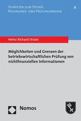 Strate |  Möglichkeiten und Grenzen der betriebswirtschaftlichen Prüfung von nichtfinanziellen Informationen | Buch |  Sack Fachmedien