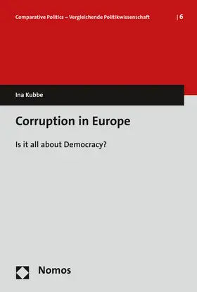 Kubbe |  Corruption in Europe | Buch |  Sack Fachmedien