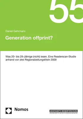 Gehrmann |  Generation offprint? | Buch |  Sack Fachmedien