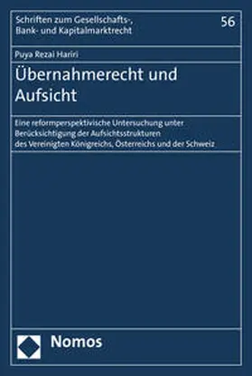 Rezai Hariri |  Übernahmerecht und Aufsicht | Buch |  Sack Fachmedien