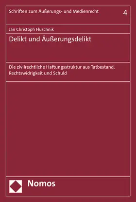 Fluschnik |  Delikt und Äußerungsdelikt | Buch |  Sack Fachmedien