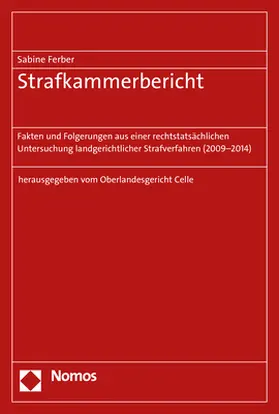 Ferber / Oberlandesgericht Celle |  Strafkammerbericht | Buch |  Sack Fachmedien